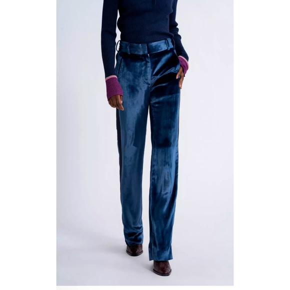 NWOT Women's Sies Marjan Pants, Size 8, Blue - Picture 1 of 9